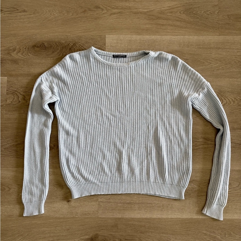 Brandy Melville Light Blue Knit Sweater